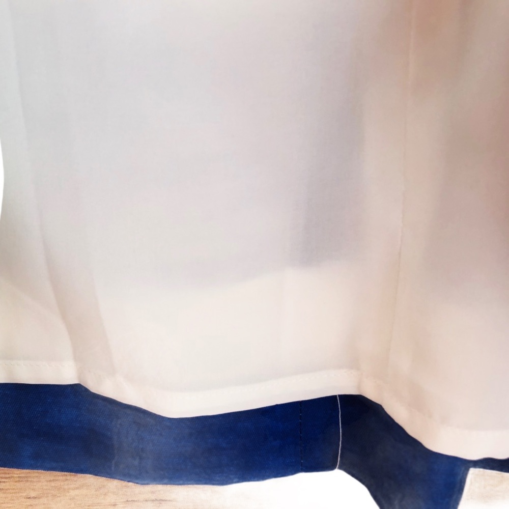 NWT- Ann Taylor aloft Blue & white striped Dress - Picture 5 of 7